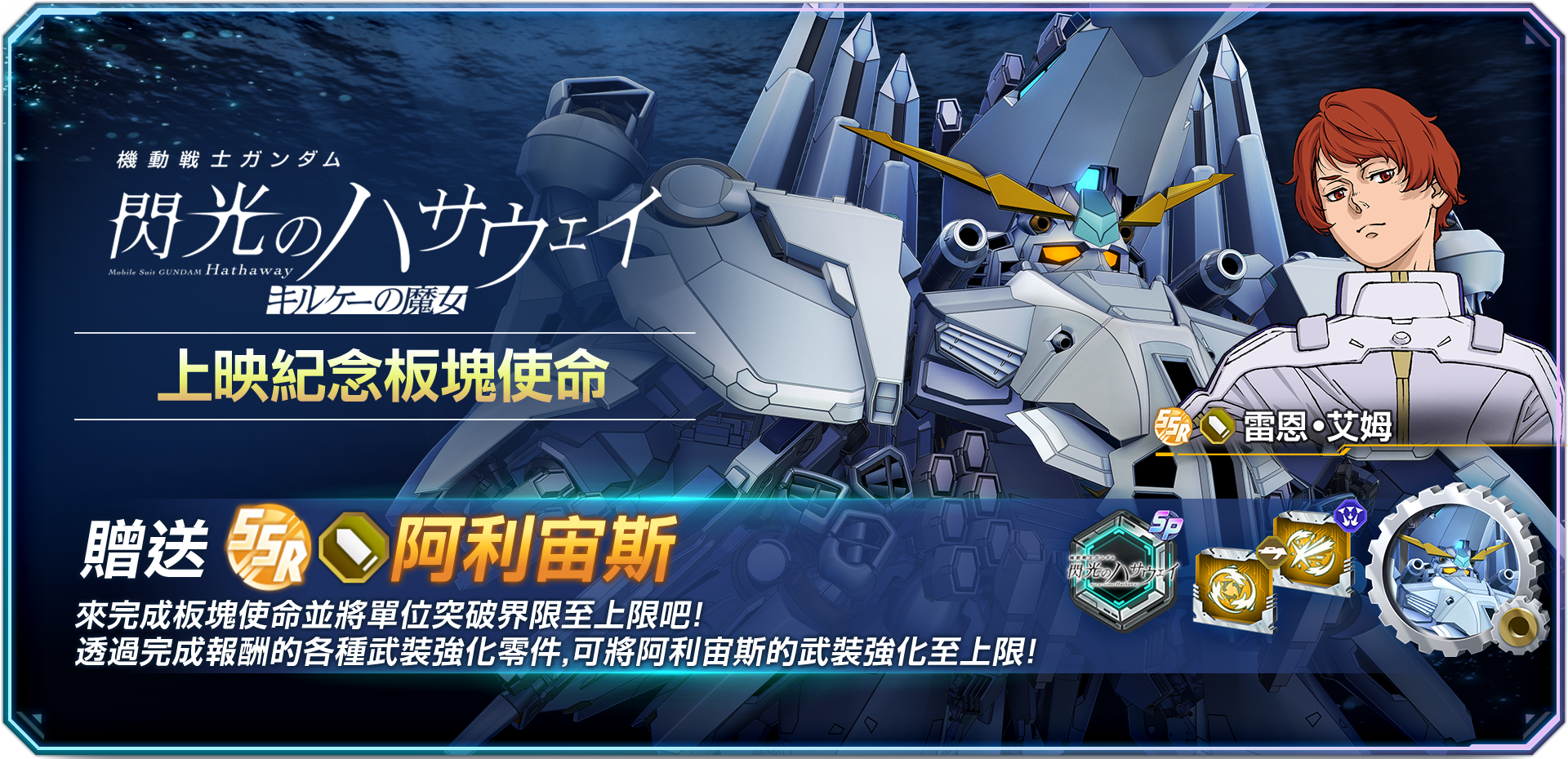 Characters from 'Mobile Suit Gundam HATHAWAY' are now available in the game!