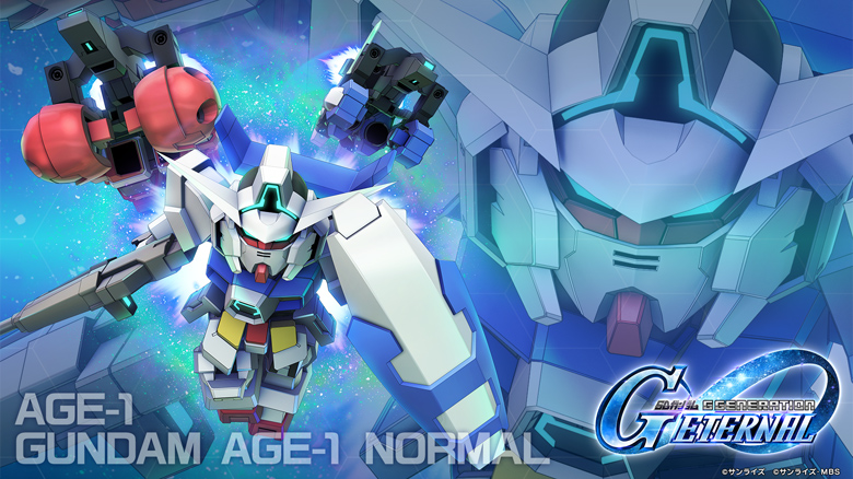 1周年の記念壁紙です。AGE-1です。PC版です。