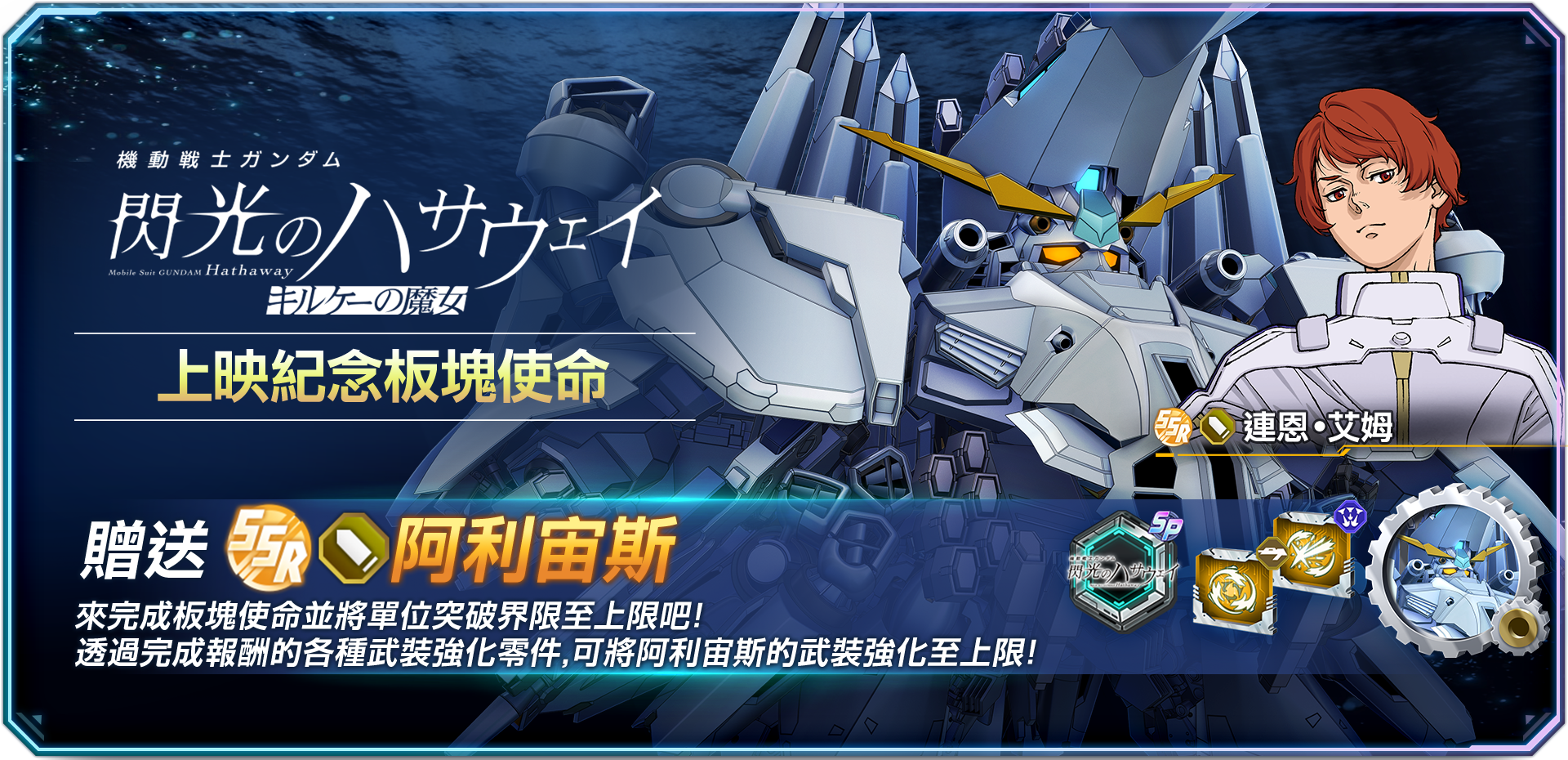 Characters from 'Mobile Suit Gundam HATHAWAY' are now available in the game!